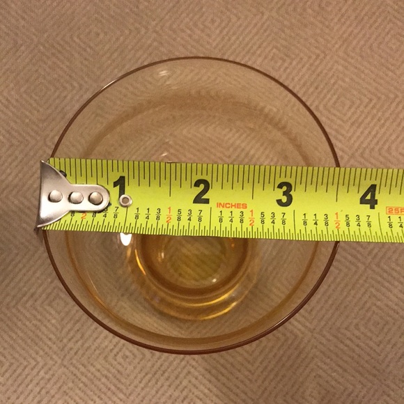 Vintage LENOX Clarion Yellow Blown Crystal Goblets *Set of 4* - Picture 13 of 14